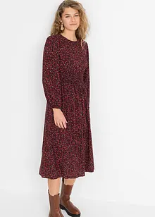 Robe midi à imprimé floral, bonprix