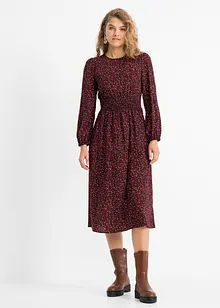 Robe midi à imprimé floral, bonprix