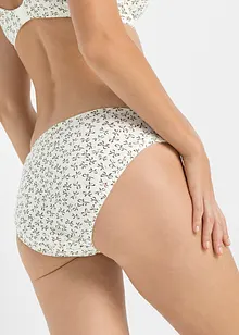 Lot de 3 slips à imprimé féminin, bonprix