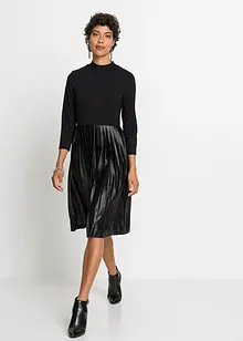 Robe en jersey en mélange de matière, bonprix