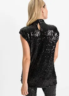 Top à paillettes, bonprix