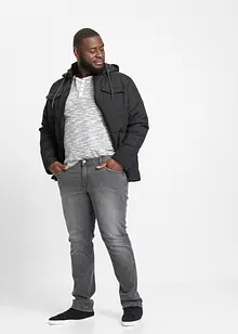 Jean droit extensible coupe confort, Regular, bonprix
