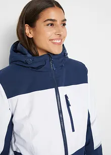 Veste de ski fonctionnelle à capuche, étanche, bonprix