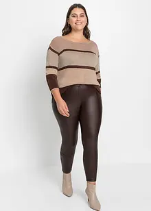 Pull à rayures avec Lurex, bonprix