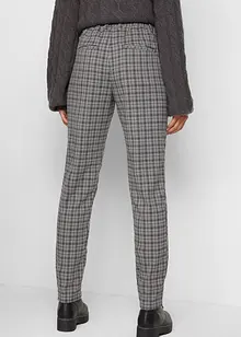 Pantalon taille extensible à carreaux, bonprix