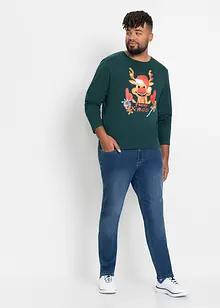 T-shirt manches longues avec motif de Noël, bonprix