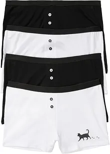 Lot de 4 boxers femme, bonprix