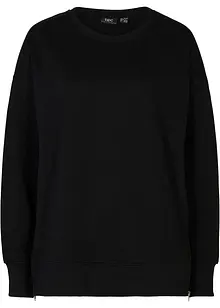 Sweat-shirt avec fentes latérales, bonprix