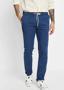 Pantalon taille élastiquée Slim Fit, Straight, bonprix