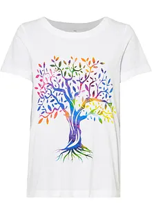 T-shirt coton imprimé, bonprix