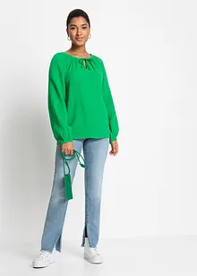 Blouse en gaze de coton, bonprix