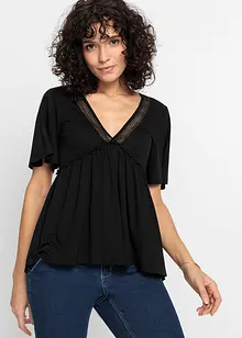 T-shirt bohème à dentelle, BODYFLIRT