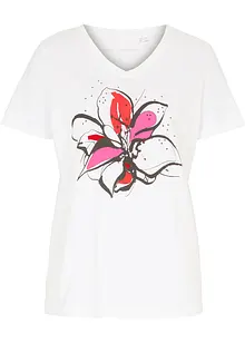 T-shirt à imprimé floral, bonprix