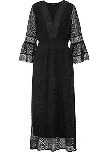 Robe longue aspect crochet, bonprix