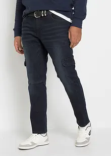 Jean stretch cargo Slim Fit, coupe droite, bonprix