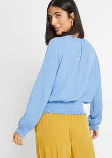 Blouse avec dentelle au crochet, bonprix