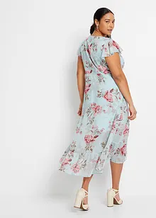 Robe imprimée à volants, bonprix