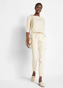 Pull en fine maille coton et soie, bonprix