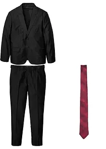 Costume (Ens. 3 pces.) : veste, pantalon, cravate, bonprix