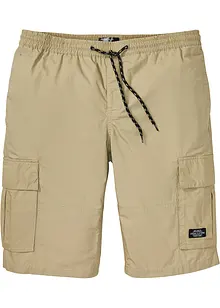 Bermuda cargo coupe confort avec taille élastiquée, Regular, bonprix