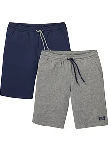 Lot de 2 bermudas sweat, bonprix