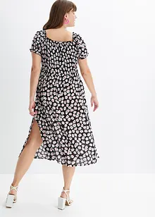 Robe imprimée avec smock, bonprix