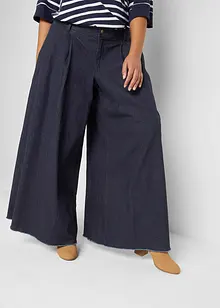 Jupe-pantalon en jean, bonprix