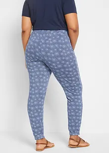 Pantalon en jersey avec imprimé, bonprix