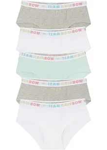 Lot de 5 culottes fille, bonprix