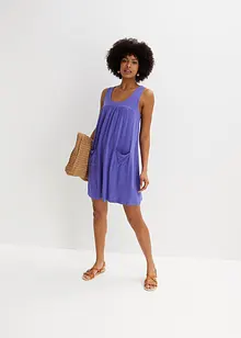 Robe courte en jersey avec poches, bonprix