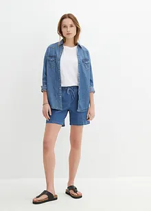 Lot de 2 shorts en jean extensible, bonprix