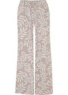 Pantalon palazzo imprimé en viscose, bonprix