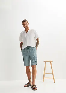 Bermuda cargo coupe confort avec taille élastiquée, Regular, bonprix