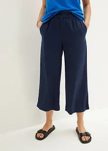 Jupe-culotte en lin, longueur mollet, bonprix