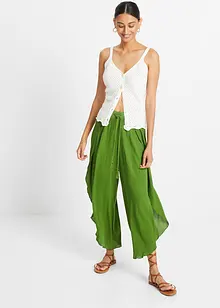 Pantalon froissé en viscose, bonprix