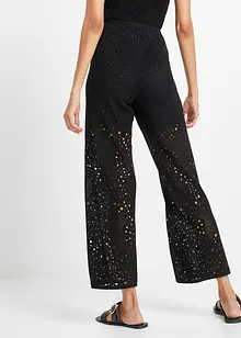 Pantalon en maille taille extensible, bonprix