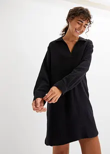 Robe en gaze de coton avec col, bonprix