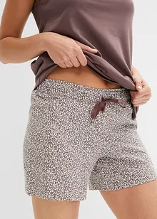 Pyjashort à dentelle avec short rallongé, bonprix