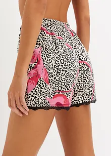 Lot de 2 shorts de pyjama avec dentelle, bonprix