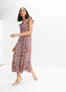 Robe midi à manches papillon, bonprix