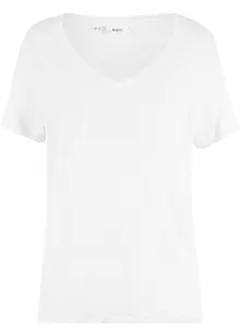 T-shirt en lin, bonprix
