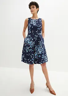 Robe à plis piqués et poches, bonprix