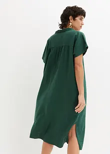 Robe caftan avec lin majoritaire, bonprix