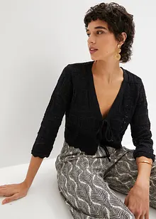 Boléro ajouré, manches 3/4, bonprix