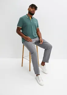 Lot de 2 polos en maille piquée 100% coton, bonprix