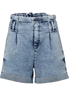 Short en jean paper bag, bonprix