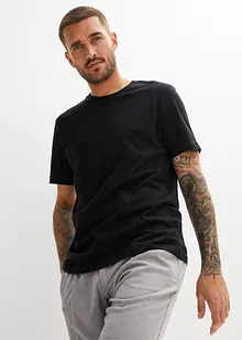 Lot de 2 T-shirts 100% coton, bonprix