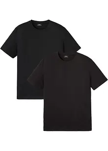 Lot de 2 T-shirts 100% coton, bonprix