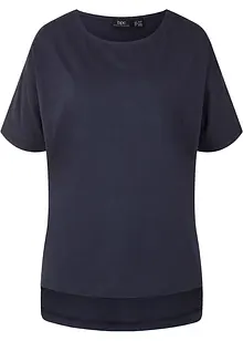 T-shirt oversize en coton avec fentes sur le côté, bonprix