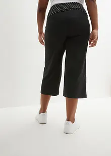 Jupe-culotte avec taille confortable, mi-mollet, bonprix